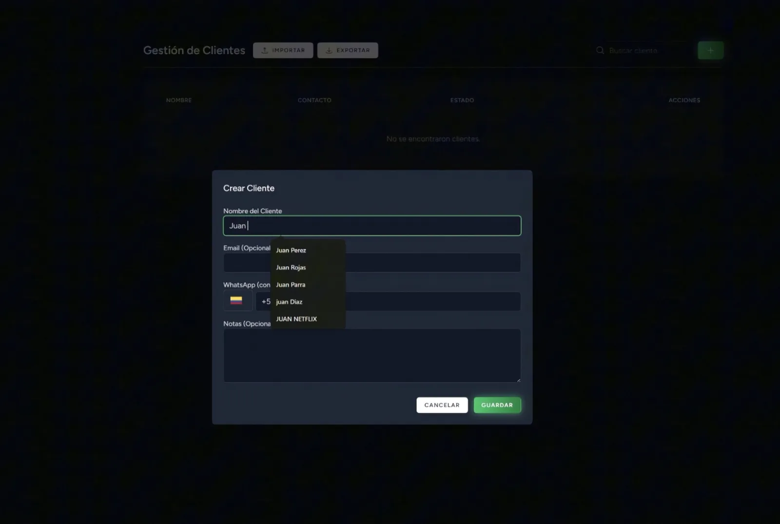 Creación de un cliente en sistema TienPYC.com
